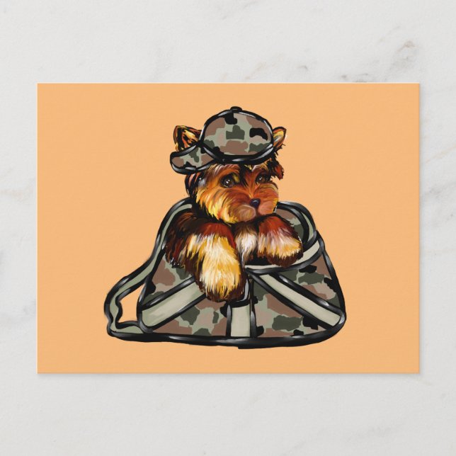 CARTÃO POSTAL YORKIE POO (Frente)