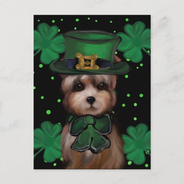 Cartão Postal Yorkie Poo (Frente)