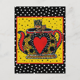 Cartão Postal Yorkie Poo