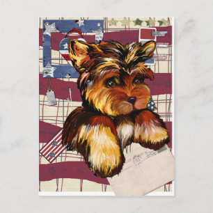 CARTÃO POSTAL YORKIE POO