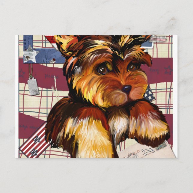 CARTÃO POSTAL YORKIE POO (Frente)