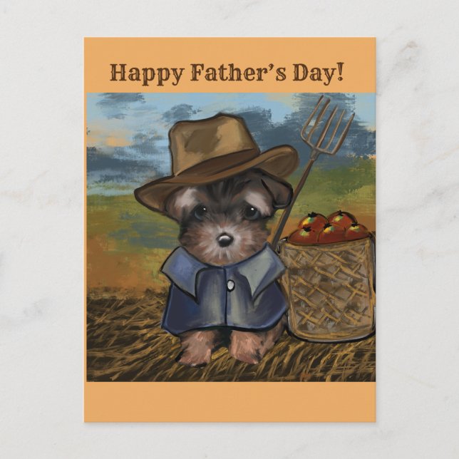 Cartão Postal Yorkie Poo (Frente)