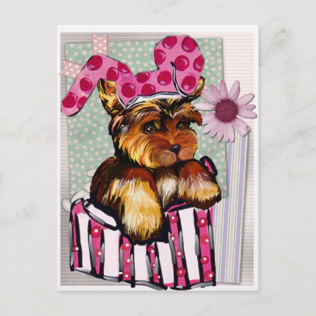 CARTÃO POSTAL YORKIE POO (Frente)