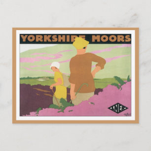 Cartão Postal Yorkshire Moors