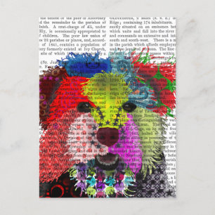 Cartão Postal Yorkshire Terrier - Patchwork