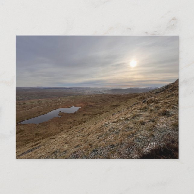 Cartão postal Yorkshire Three Peaks (Frente)