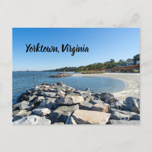 Cartão Postal Yorktown Beach na Virgínia