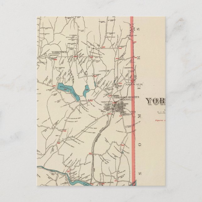 Cartão Postal Yorktown NY (Frente)