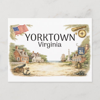 Cartão Postal Yorktown Virgínia