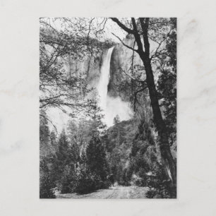 Cartão Postal Yosemite Bridal Veil Falls Vintage Califórnia