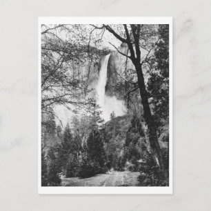 Cartão Postal Yosemite Bridal Veil Falls Vintage Califórnia
