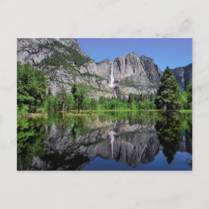 Cartão Postal Yosemite Cai Reflexão
