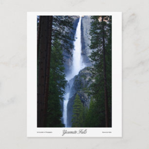 Cartão Postal Yosemite Falls Impressões
