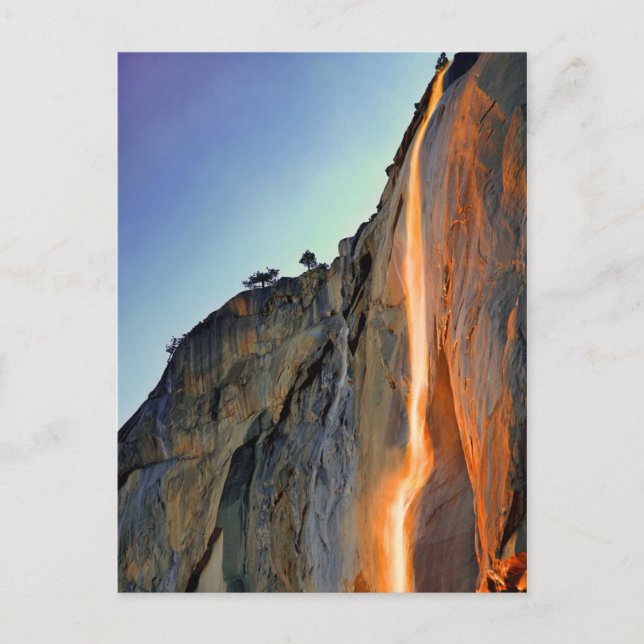 Cartão Postal Yosemite Firefall (Frente)