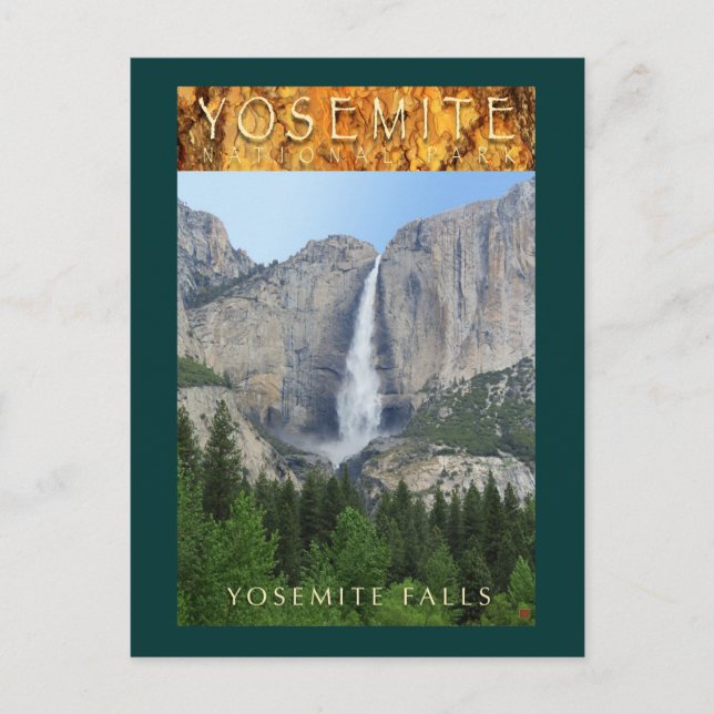 Cartão Postal YOSEMITE NAT'L PARK-California-Yosemite Falls- (Frente)