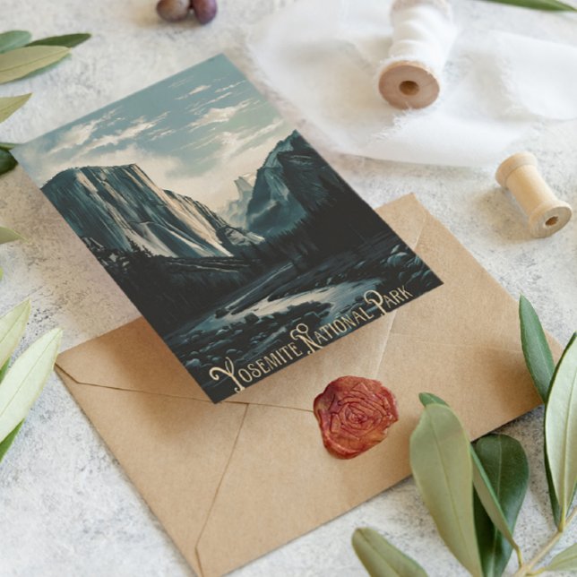 Cartão Postal Yosemite Valleys Serene Morning (Criador carregado)
