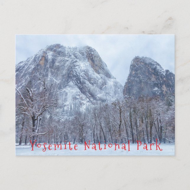 Cartão Postal Yosemite Winter (Frente)