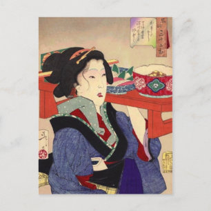 Cartão Postal Yoshitoshi - Parecido pesado