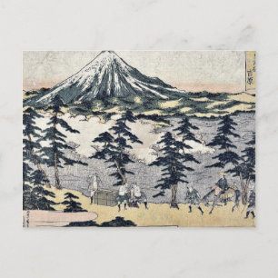 Cartão Postal Yoshiwara por Utagawa, Toyohiro Ukiyoe