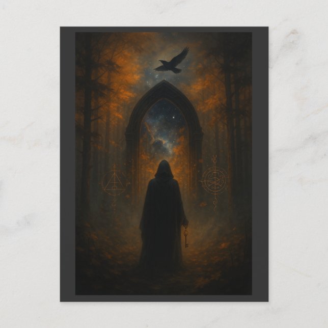 Cartão Postal You Hold the Key to Your Desired Reality  (Frente)