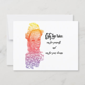 Cartão Postal You only live twice postcard