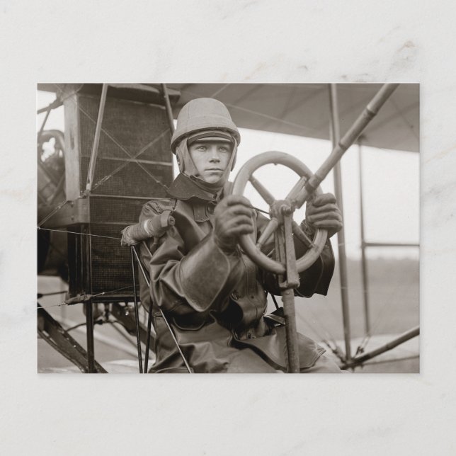 Cartão Postal Young Aviator, 1912 (Frente)