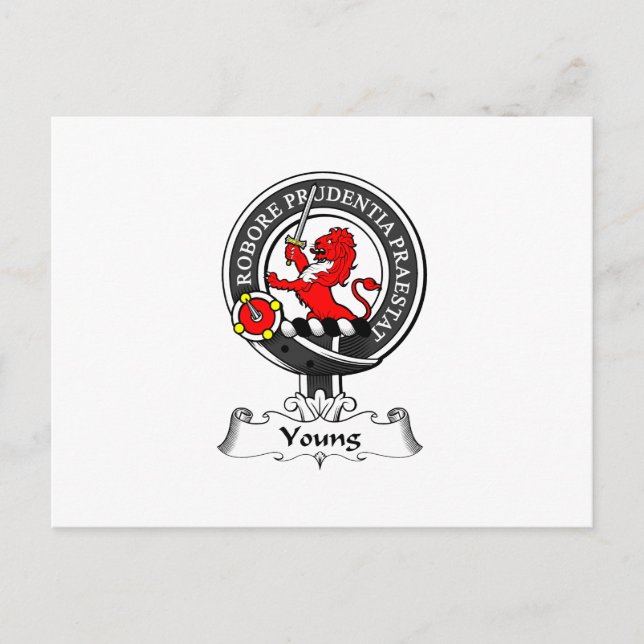 Cartão Postal Young Clan Crest (Frente)