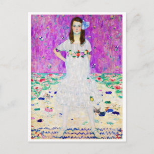 Cartão Postal Young Girl, Gustav Klimt