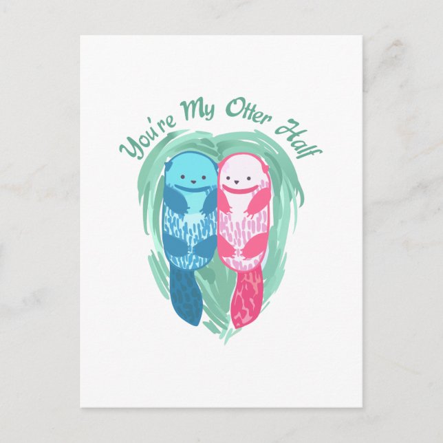 CARTÃO POSTAL YOURE MINHA OUTRA METADE (Frente)