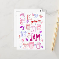 YOURE MY JAM Cute Jars Illustração Namorados Love