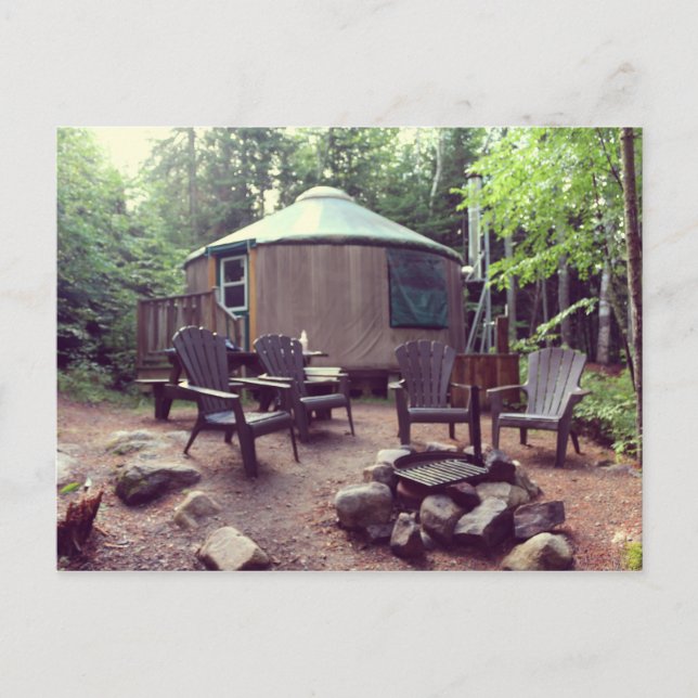 Cartão Postal Yourte (Frente)