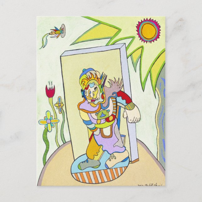 Cartão Postal "Youthman" por Ruchell Alexander (Frente)