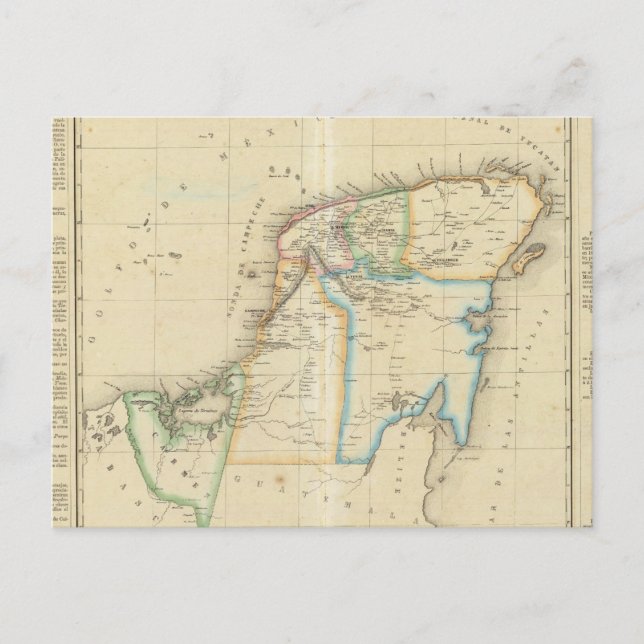 Cartão Postal Yucatan, México (Frente)