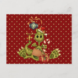 Cartão Postal Yule Dragon