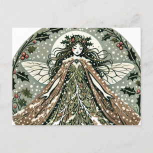 Cartão Postal Yule Goddess Winter Solstice