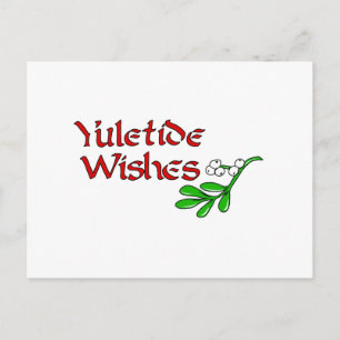 Cartão Postal Yuletide Saudações