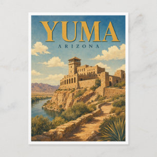 Cartão Postal Yuma Arizona Prisão Territorial GeoSaga