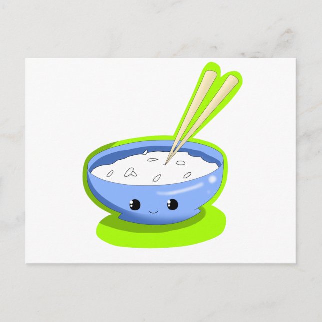 Cartão Postal Yummy Rice! (Frente)
