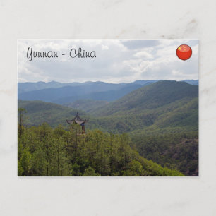 Cartão Postal Yunnan Mountain, Shaxi, Yunnan - China