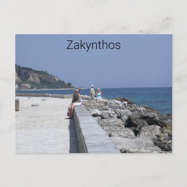 Cartão Postal Zakynthos (Frente)
