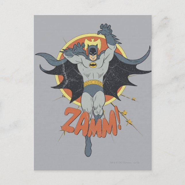 Cartão Postal ZAMM Batman Graphic (Frente)