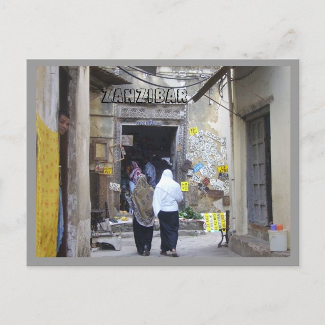 Cartão Postal Zanzibar (Frente)