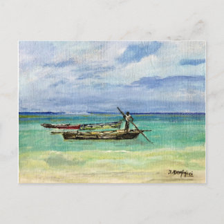 Cartão Postal Zanzibar Beach, Cartão-postal