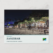 Zanzibar Stone Town Depois do Anoitecer