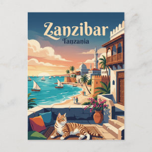 Cartão Postal Zanzibar Tanzânia
