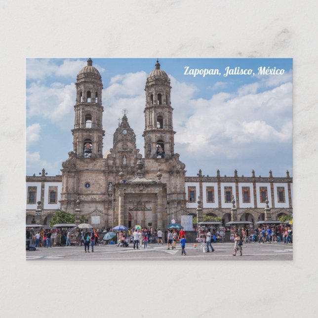 Cartão Postal Zapopan, Jalisco, México (Frente)