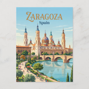 Cartão Postal Zaragoza, Espanha