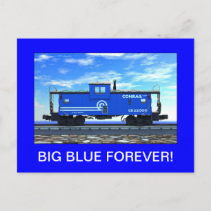 CARTÃO POSTAL ZAZ420 GRANDE AZUL PARA SEMPRE!