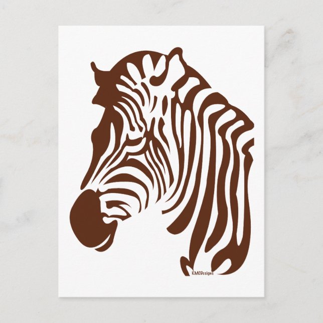 Cartão Postal Zebra (Frente)