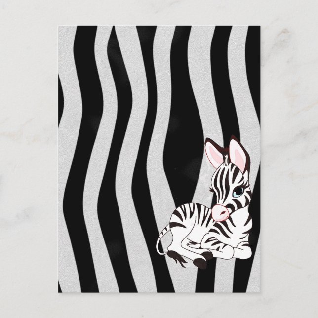 Cartão Postal Zebra (Frente)